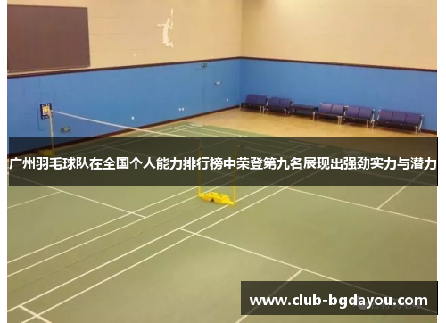 广州羽毛球队在全国个人能力排行榜中荣登第九名展现出强劲实力与潜力